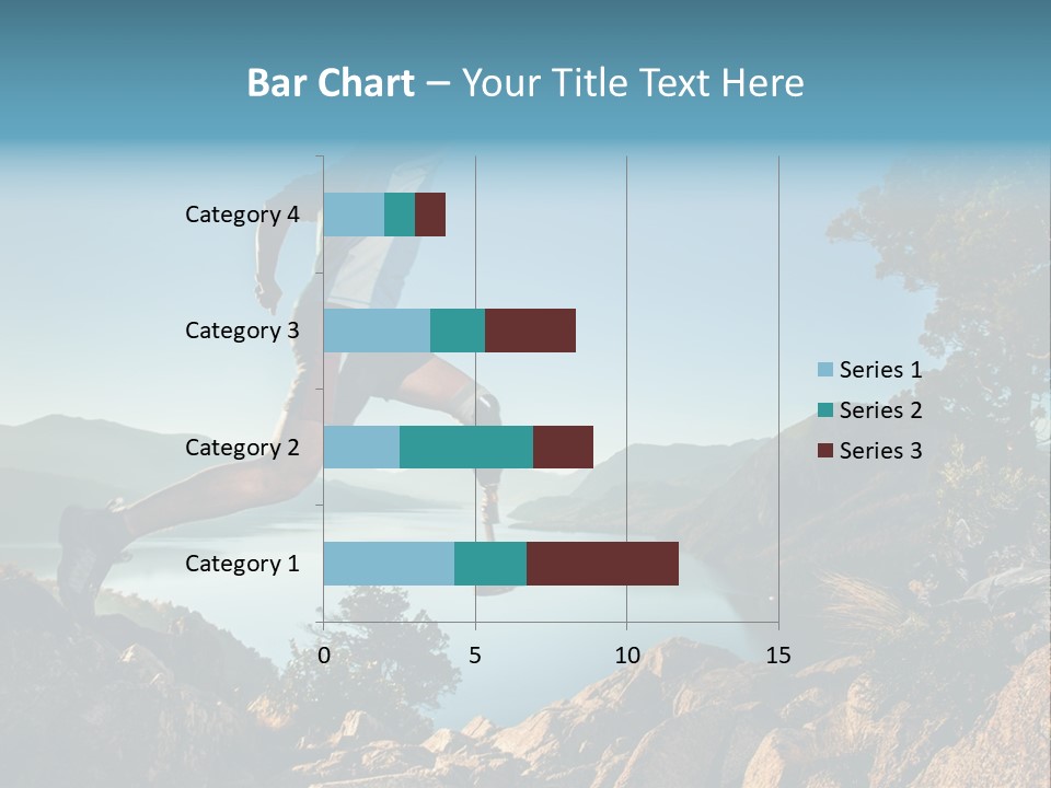 Man Disabled Person Artificial Leg PowerPoint Template