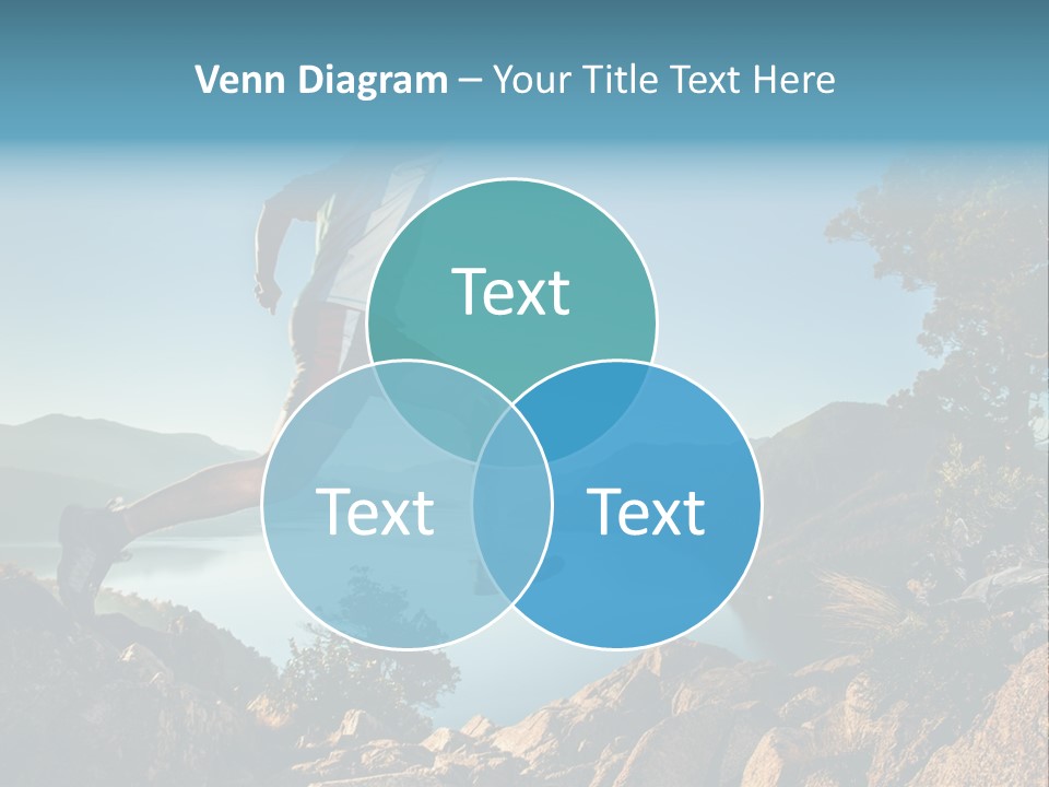 Man Disabled Person Artificial Leg PowerPoint Template