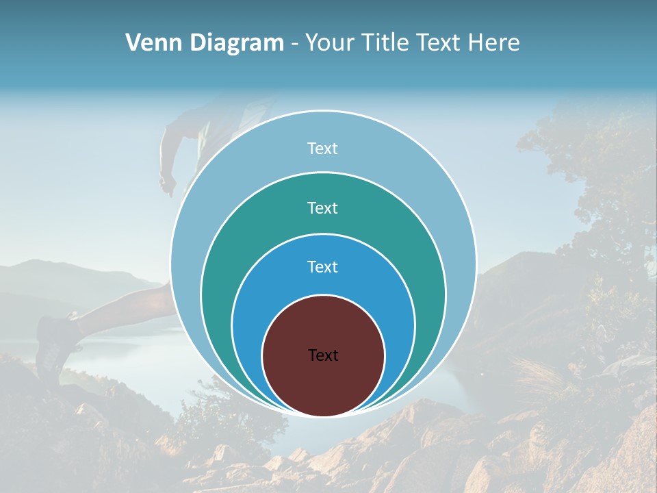 Man Disabled Person Artificial Leg PowerPoint Template