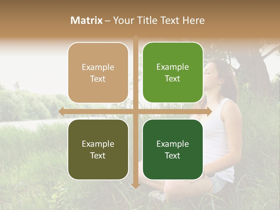 Copy Grass Position PowerPoint Template