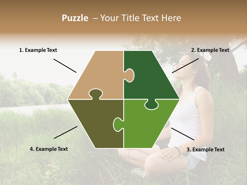 Copy Grass Position PowerPoint Template