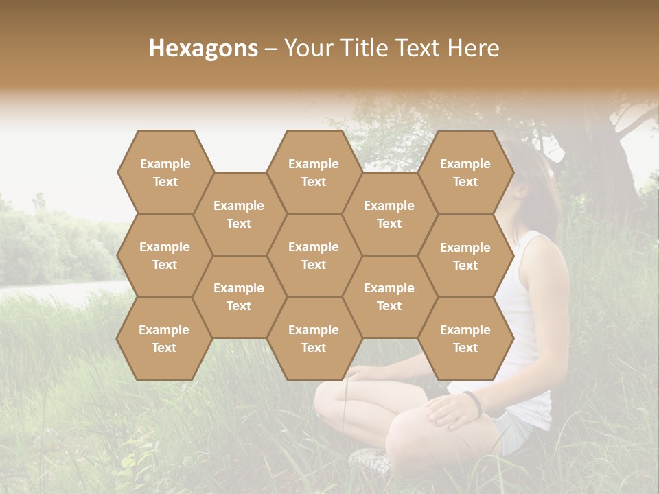 Copy Grass Position PowerPoint Template