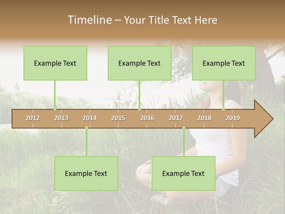 Copy Grass Position PowerPoint Template