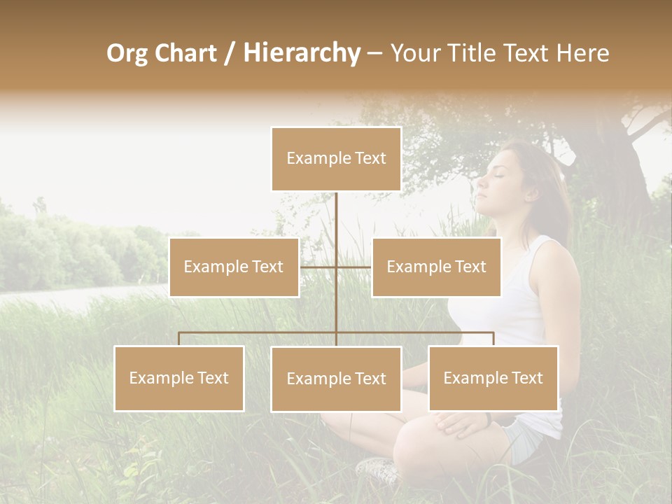 Copy Grass Position PowerPoint Template