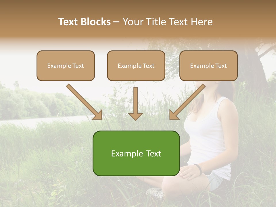 Copy Grass Position PowerPoint Template