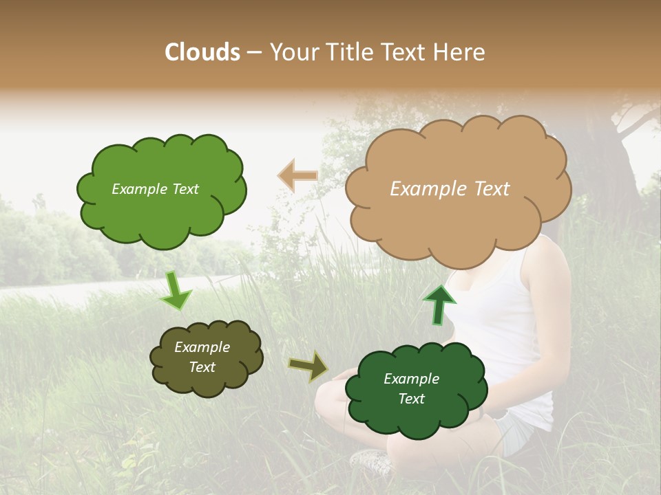Copy Grass Position PowerPoint Template