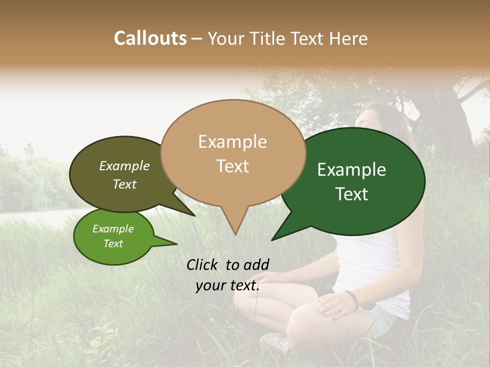Copy Grass Position PowerPoint Template
