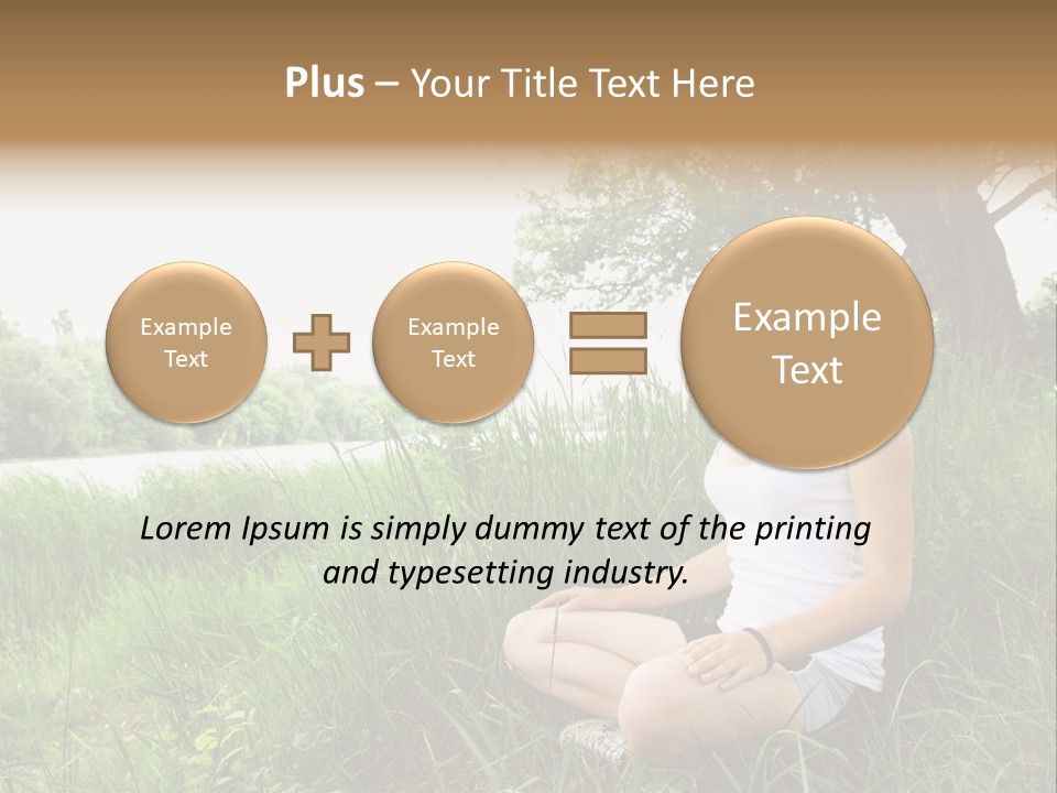 Copy Grass Position PowerPoint Template