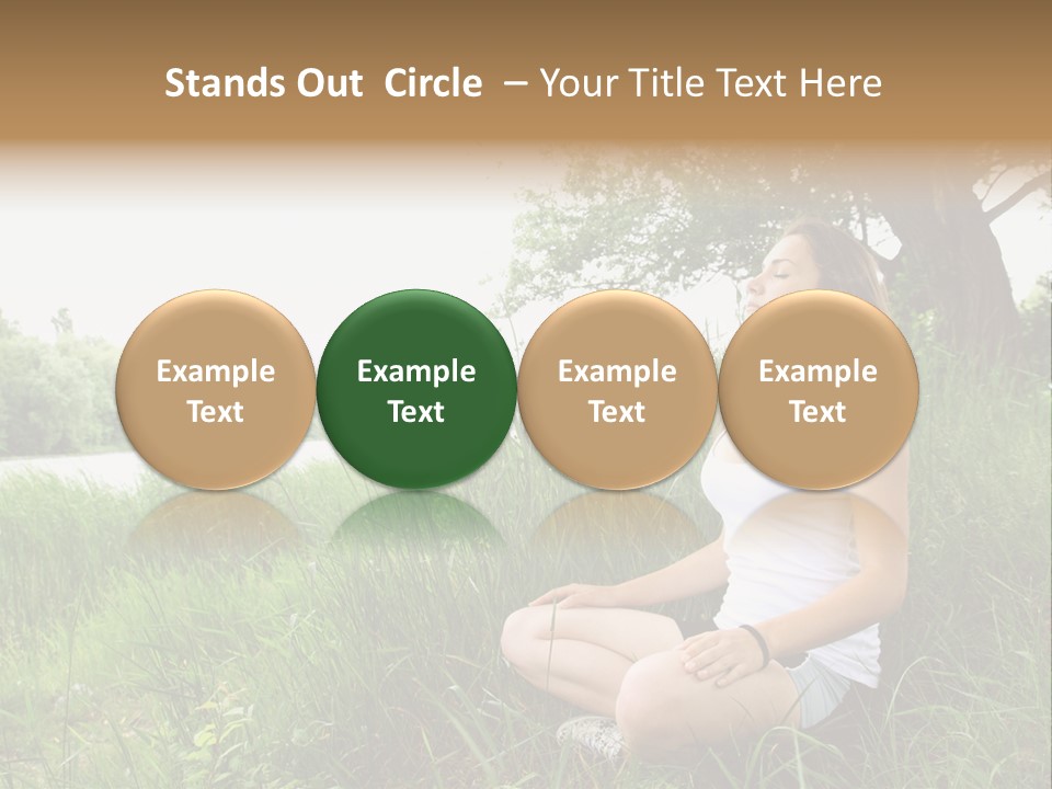 Copy Grass Position PowerPoint Template