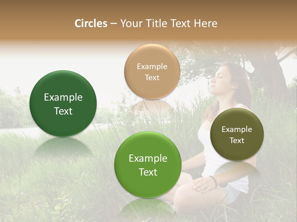 Copy Grass Position PowerPoint Template