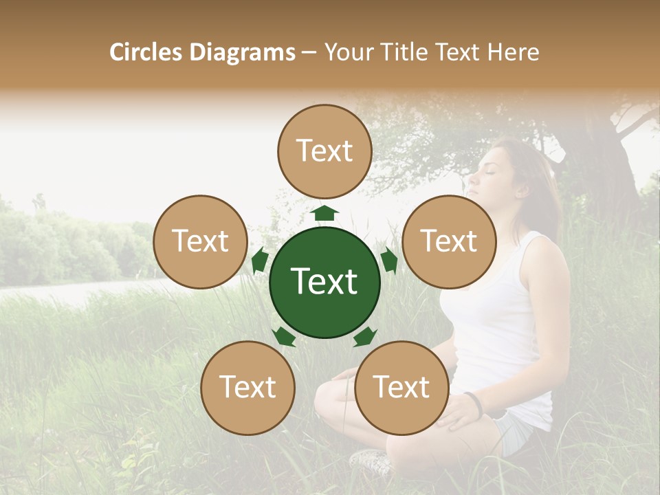 Copy Grass Position PowerPoint Template