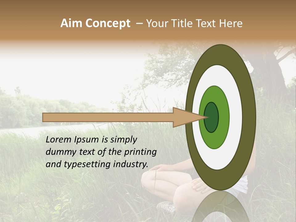 Copy Grass Position PowerPoint Template