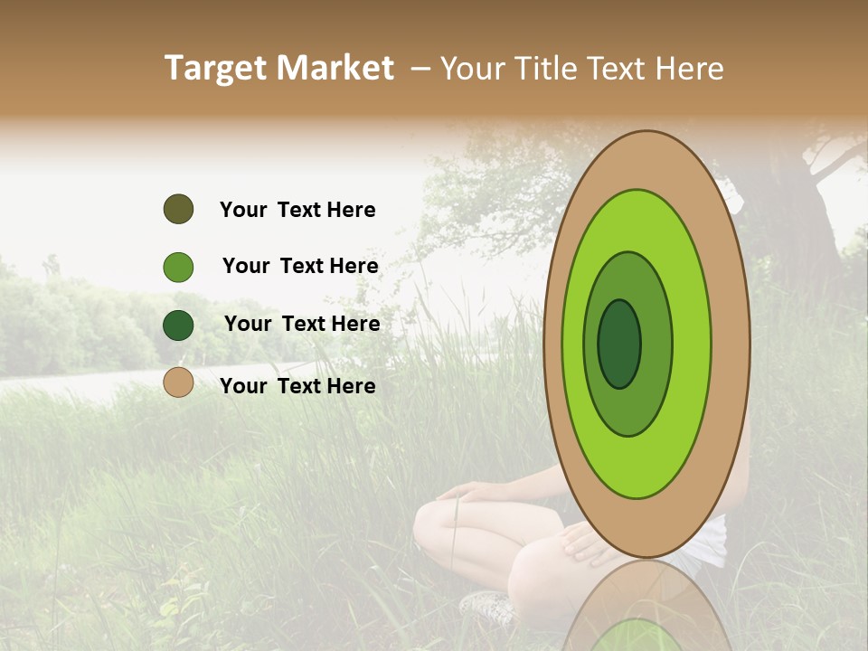 Copy Grass Position PowerPoint Template