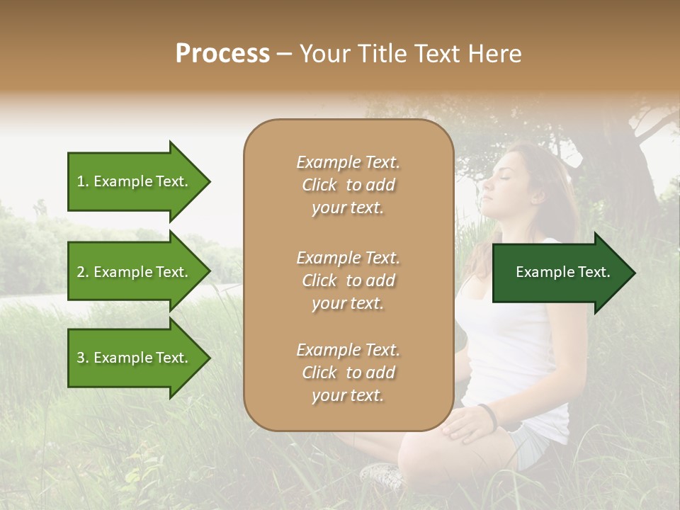 Copy Grass Position PowerPoint Template