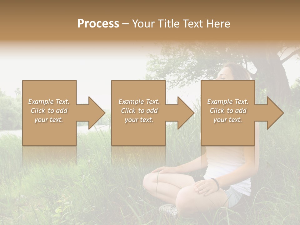 Copy Grass Position PowerPoint Template