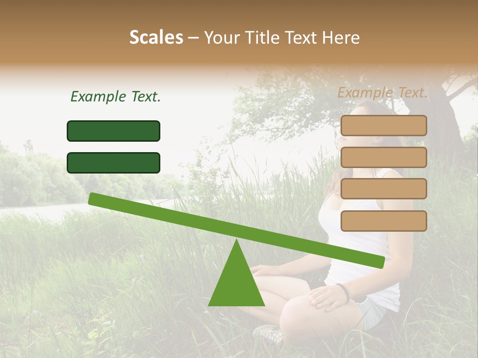 Copy Grass Position PowerPoint Template