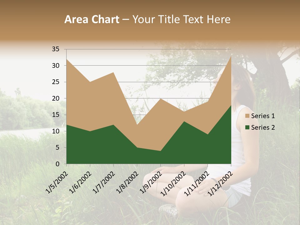 Copy Grass Position PowerPoint Template