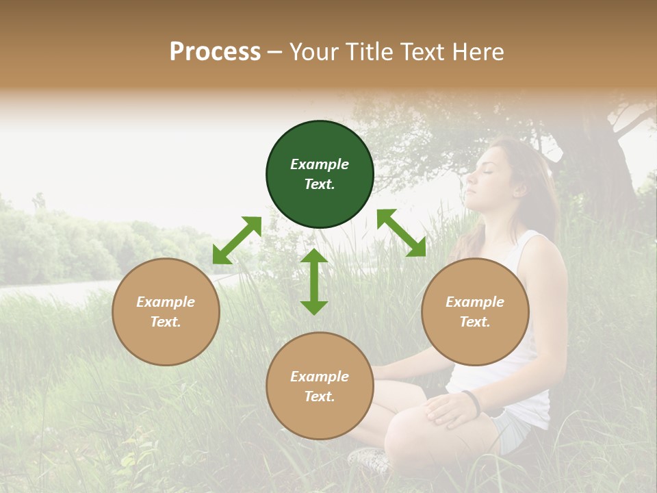 Copy Grass Position PowerPoint Template