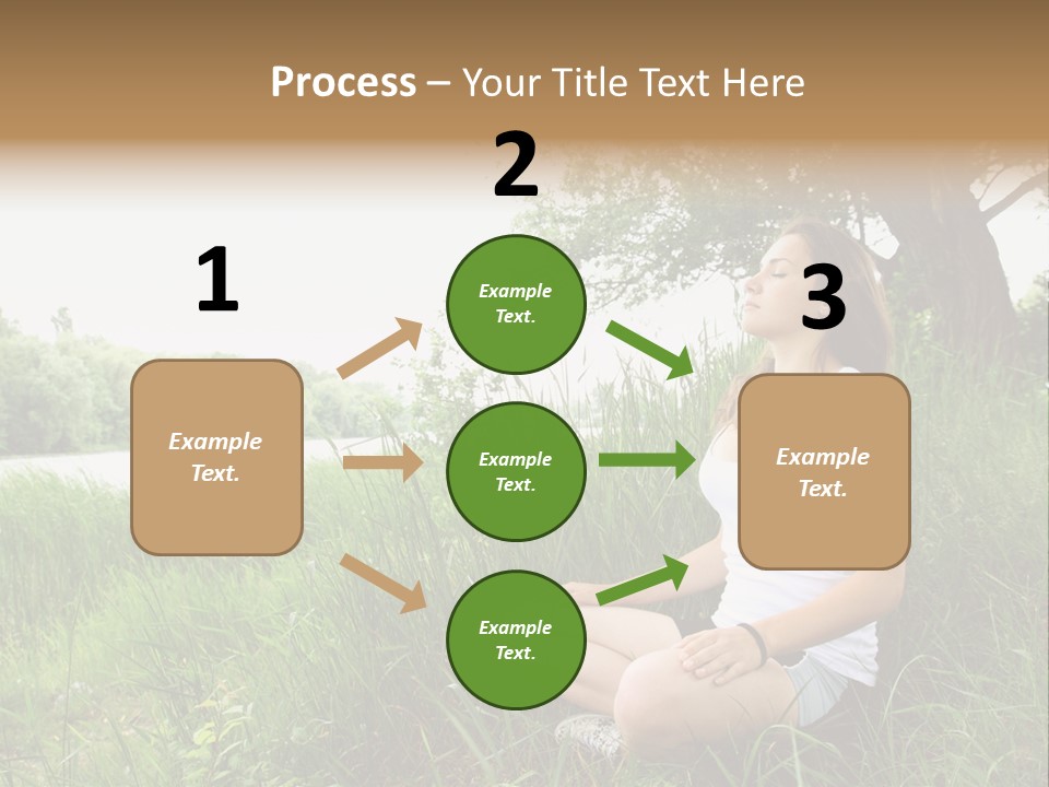 Copy Grass Position PowerPoint Template