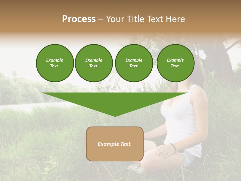 Copy Grass Position PowerPoint Template