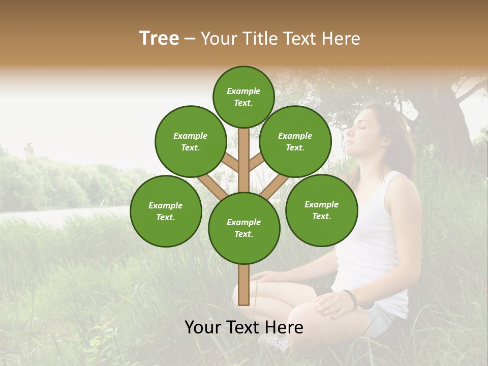 Copy Grass Position PowerPoint Template