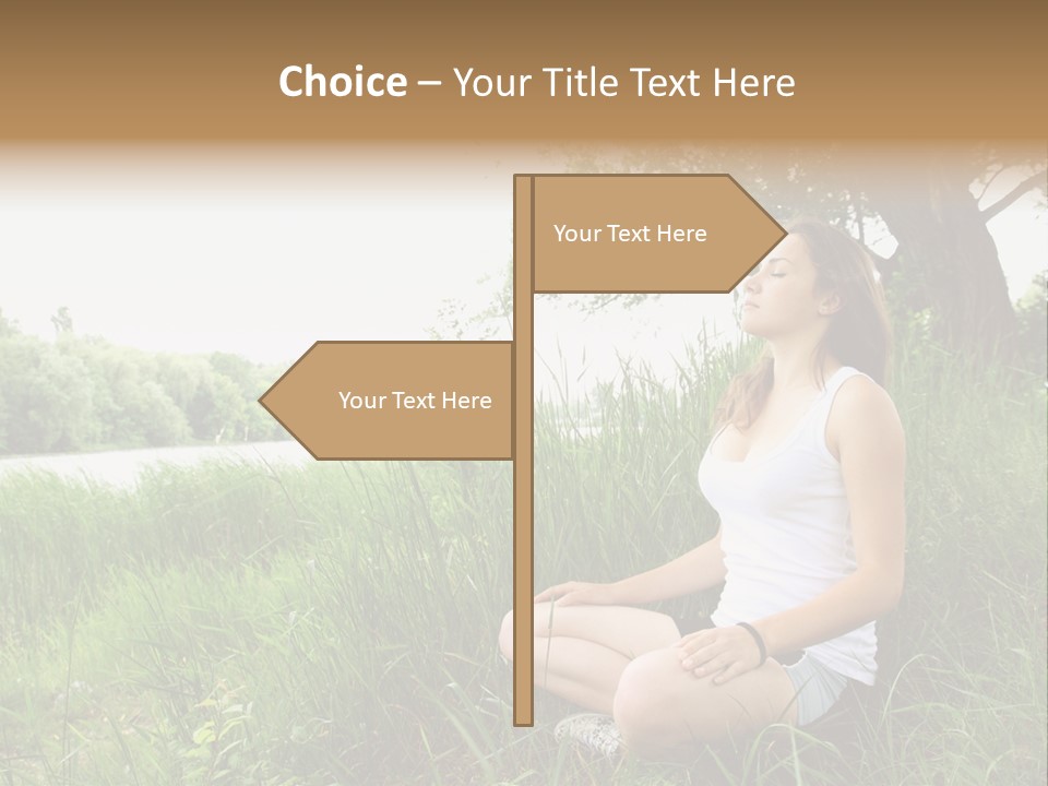 Copy Grass Position PowerPoint Template