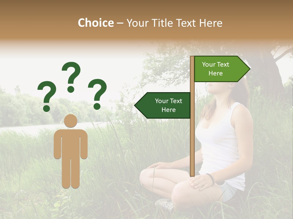 Copy Grass Position PowerPoint Template