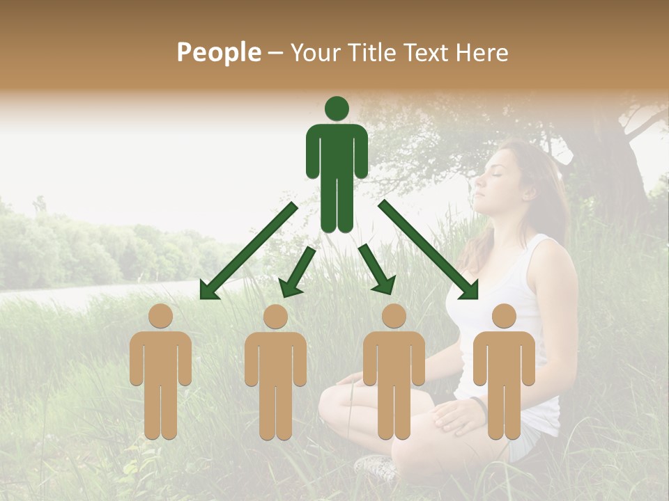 Copy Grass Position PowerPoint Template