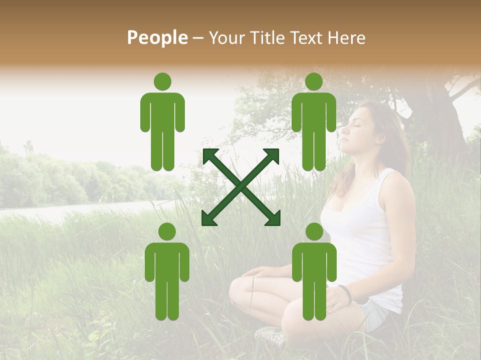 Copy Grass Position PowerPoint Template
