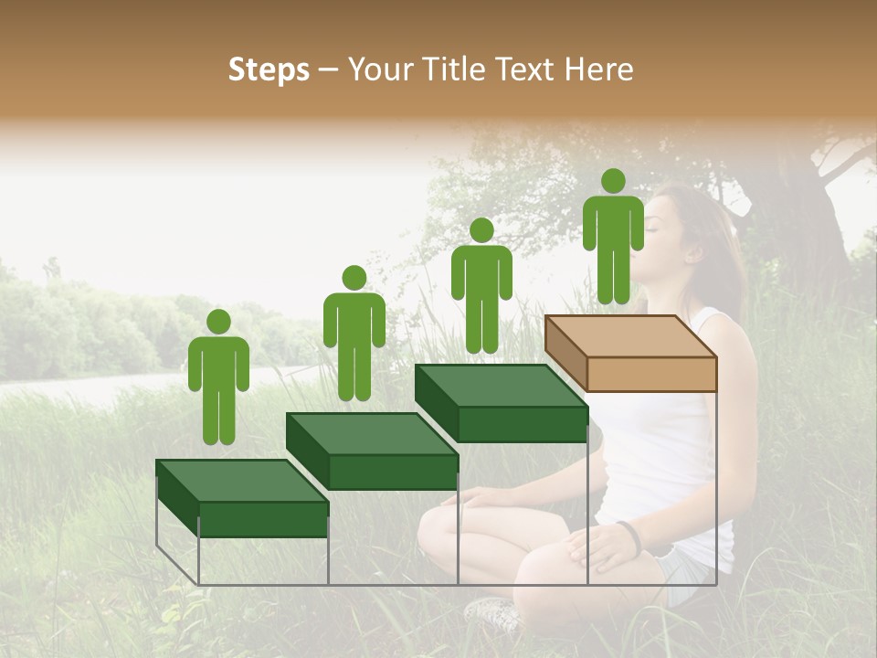 Copy Grass Position PowerPoint Template