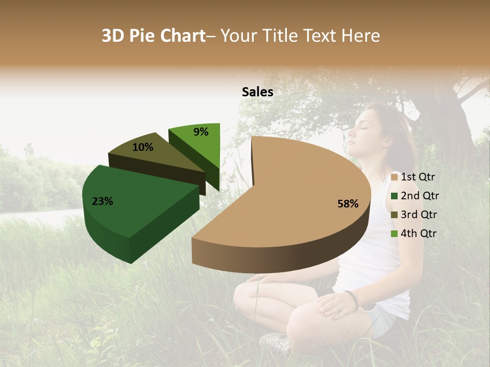 Copy Grass Position PowerPoint Template