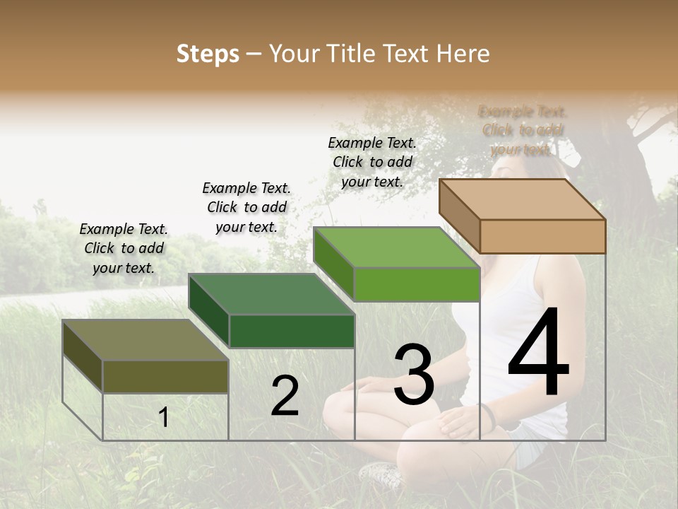 Copy Grass Position PowerPoint Template