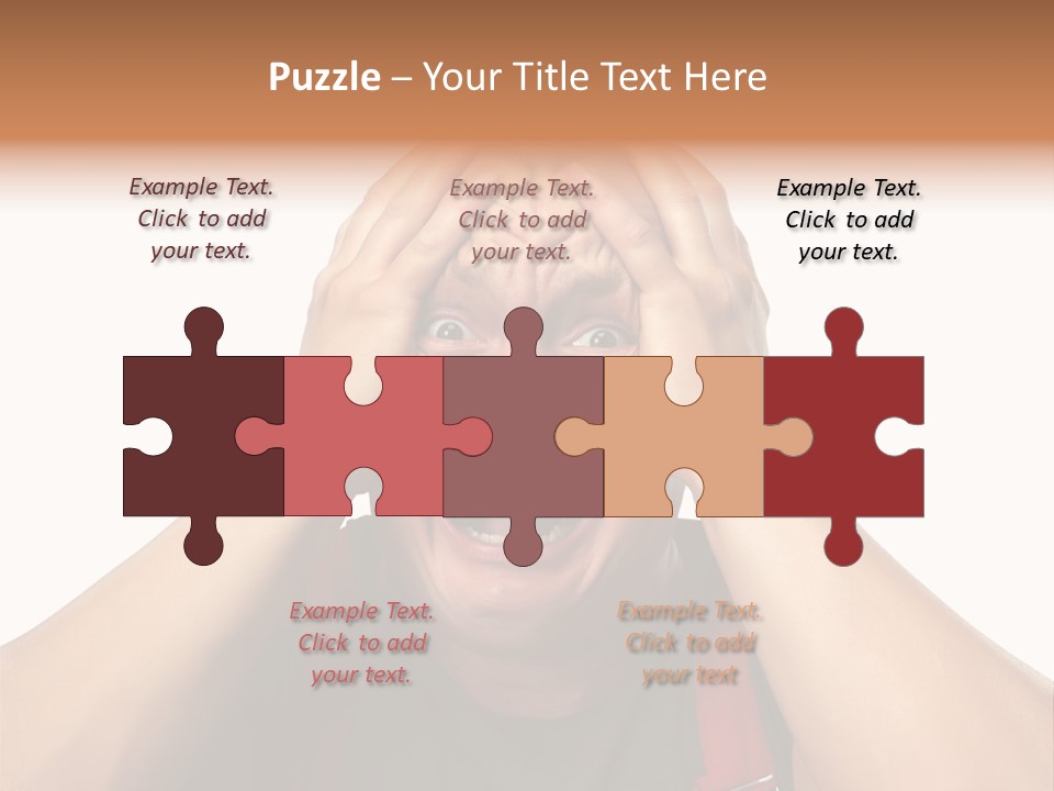 Crazy  Scared PowerPoint Template