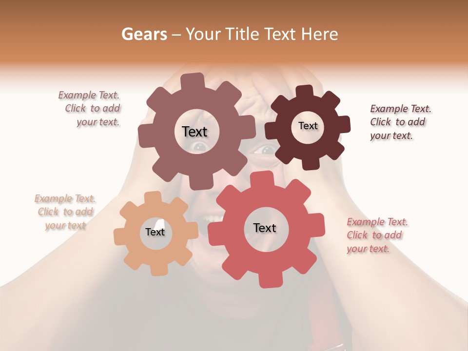 Crazy  Scared PowerPoint Template