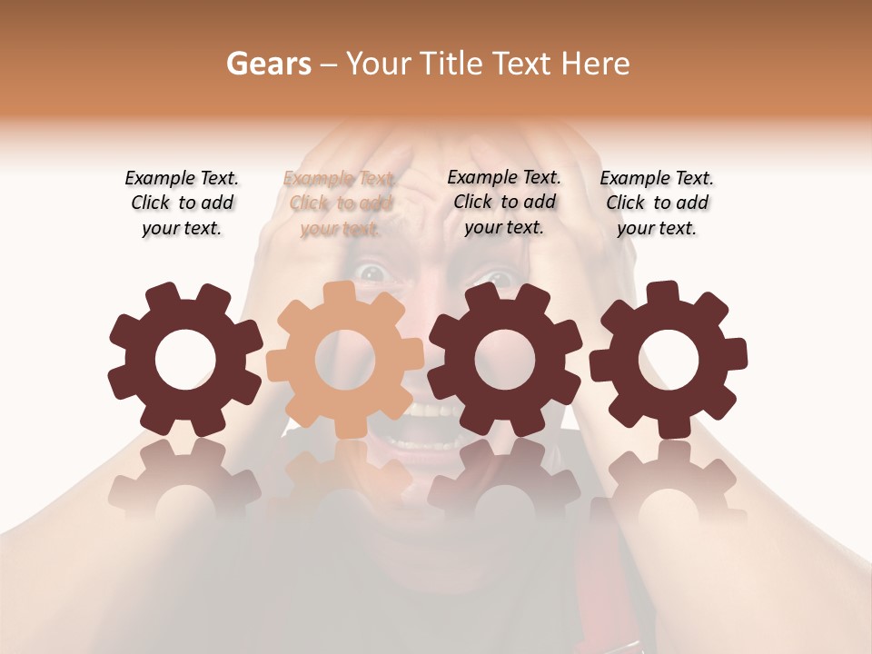 Crazy  Scared PowerPoint Template