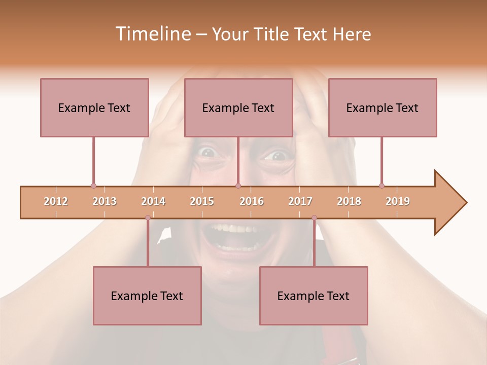 Crazy  Scared PowerPoint Template