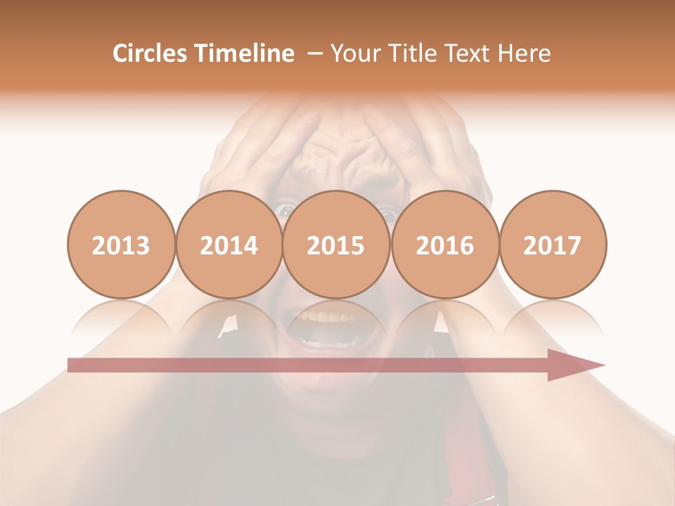 Crazy  Scared PowerPoint Template