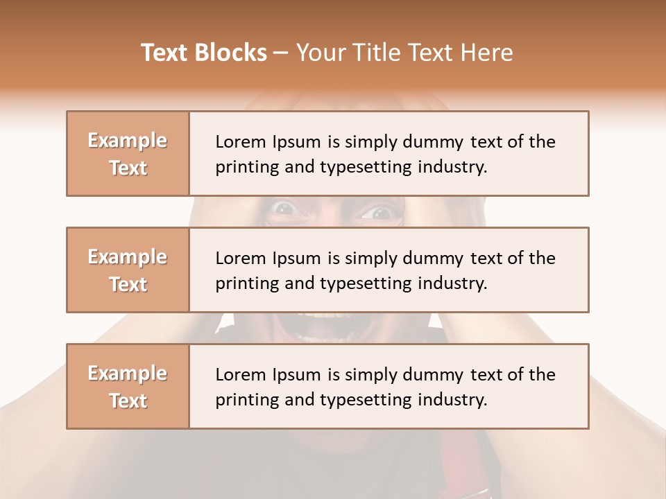 Crazy  Scared PowerPoint Template