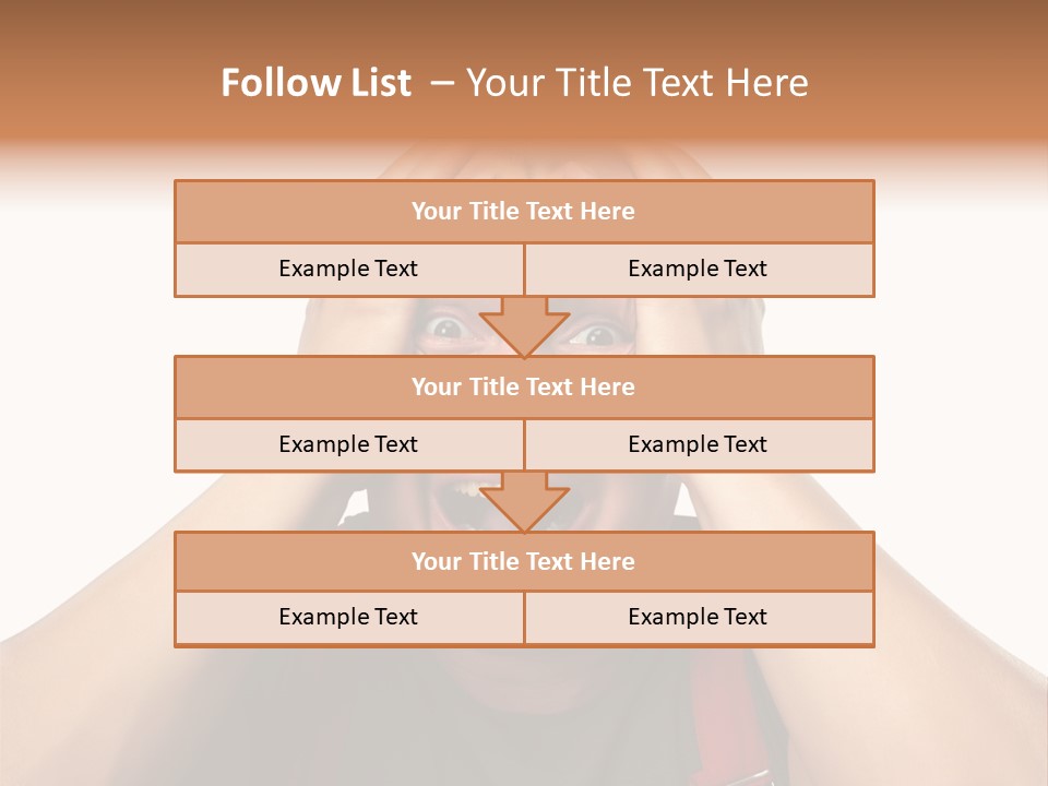 Crazy  Scared PowerPoint Template