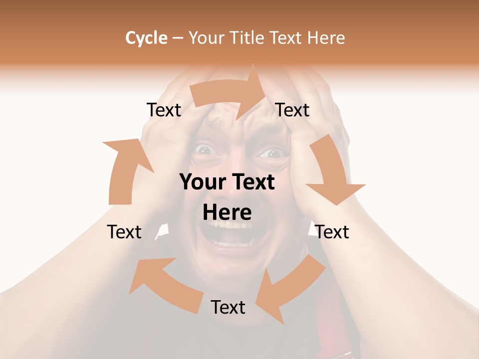 Crazy  Scared PowerPoint Template