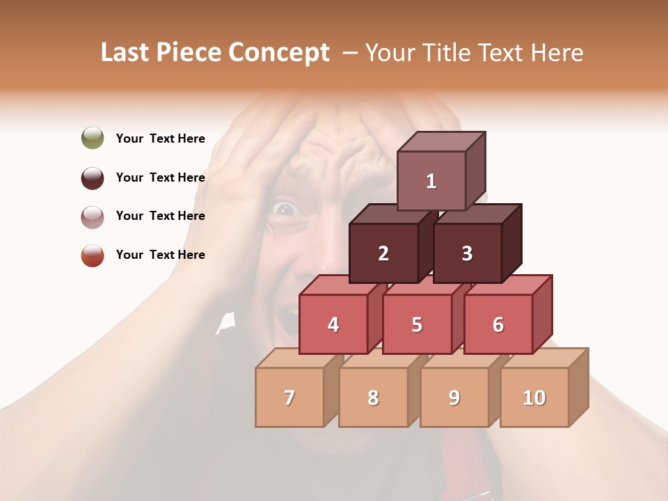 Crazy  Scared PowerPoint Template