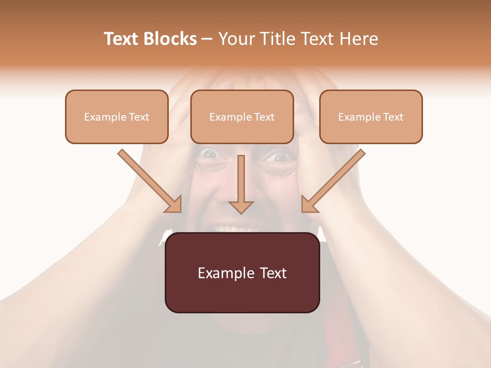 Crazy  Scared PowerPoint Template