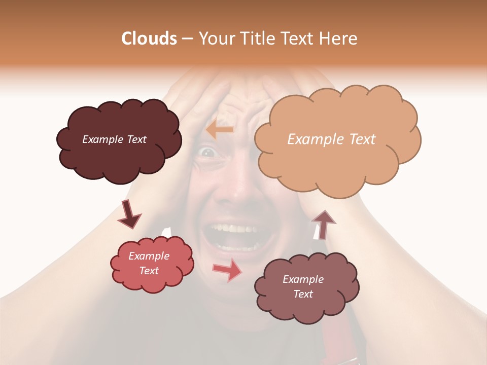 Crazy  Scared PowerPoint Template