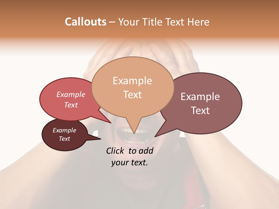 Crazy  Scared PowerPoint Template