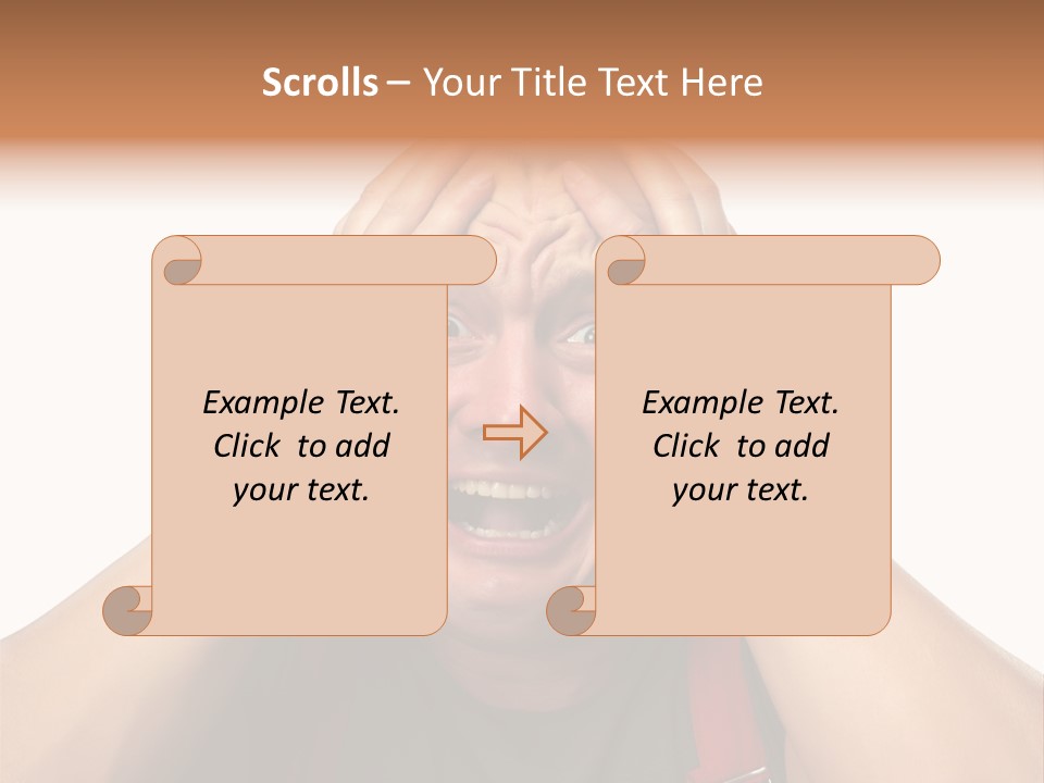 Crazy  Scared PowerPoint Template