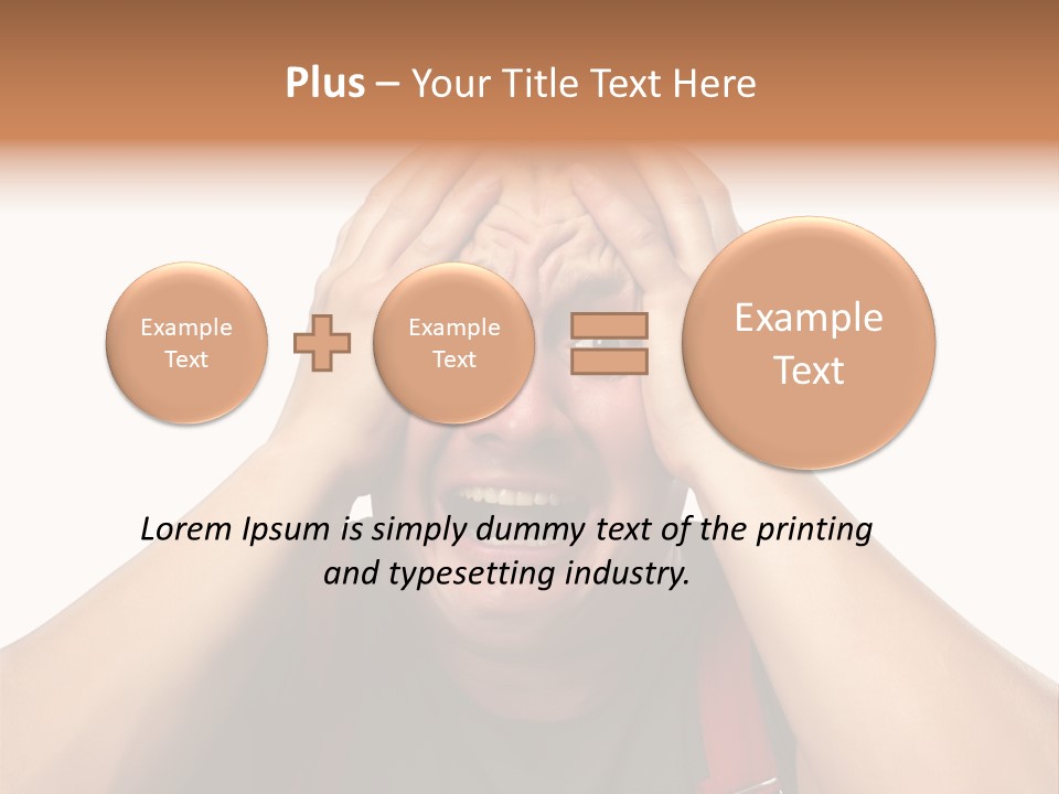 Crazy  Scared PowerPoint Template