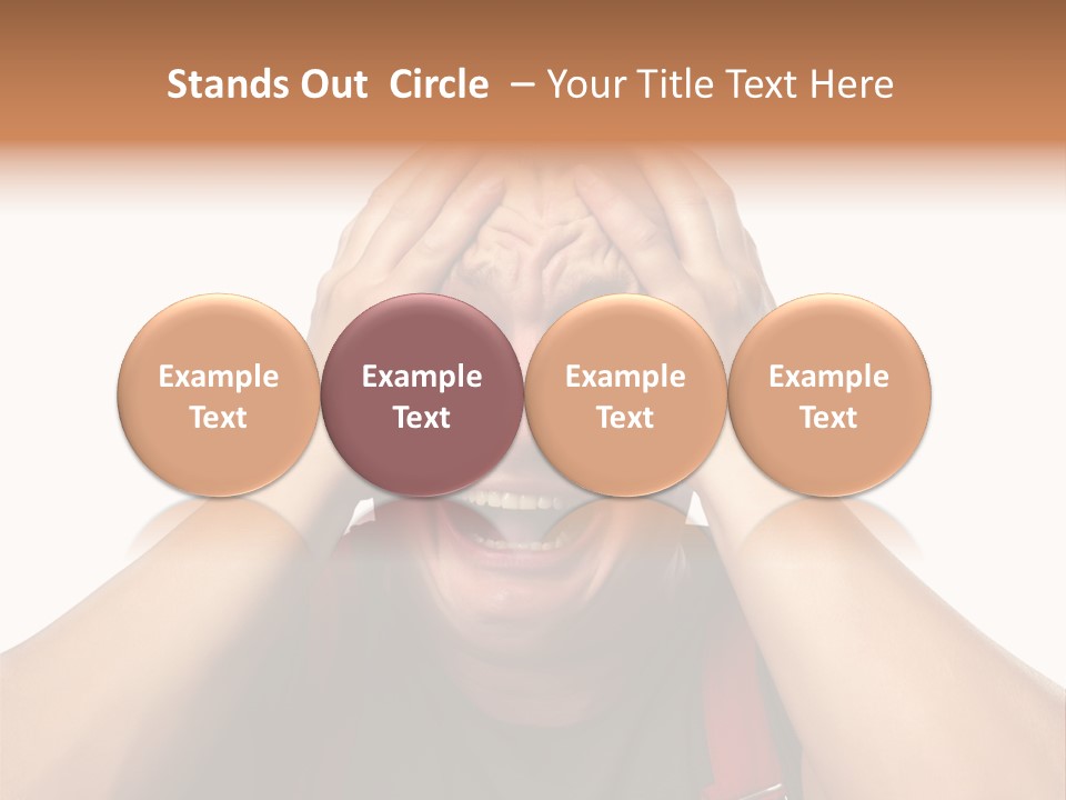 Crazy  Scared PowerPoint Template