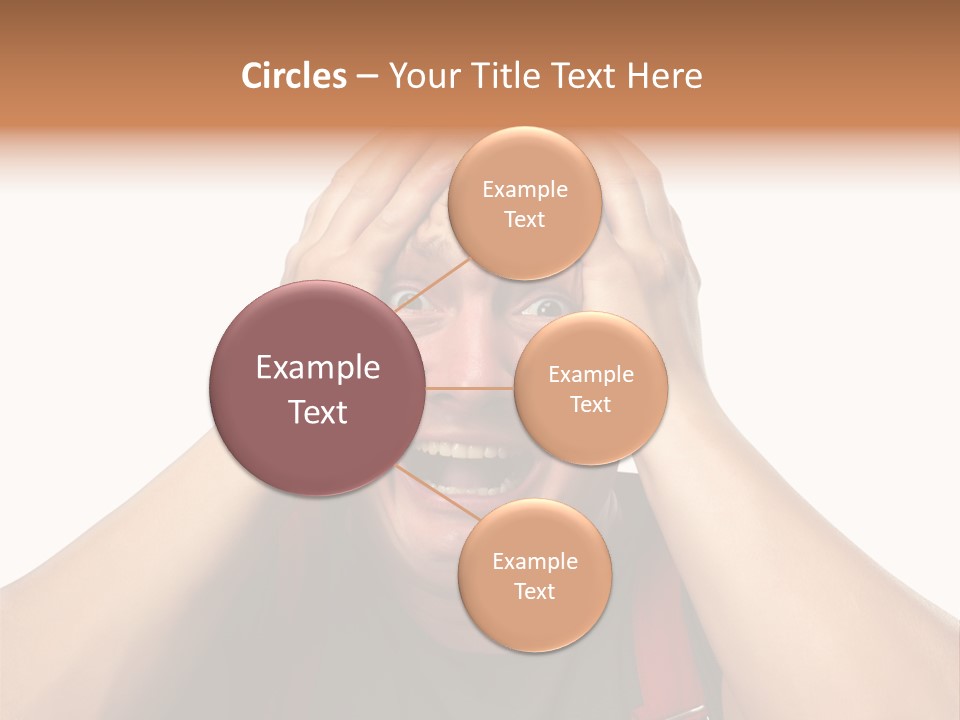 Crazy  Scared PowerPoint Template