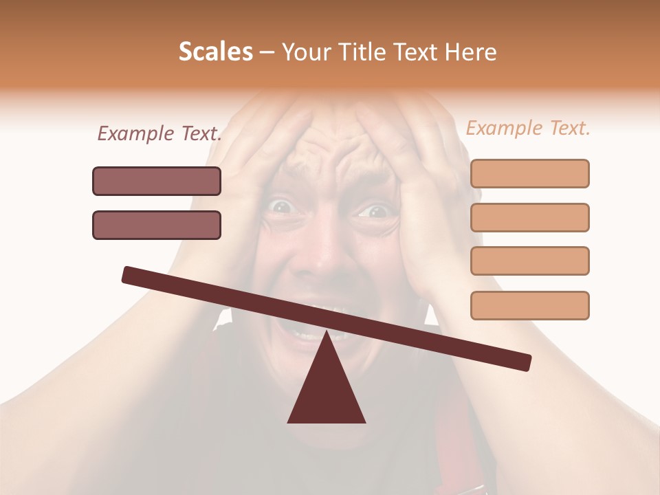 Crazy  Scared PowerPoint Template