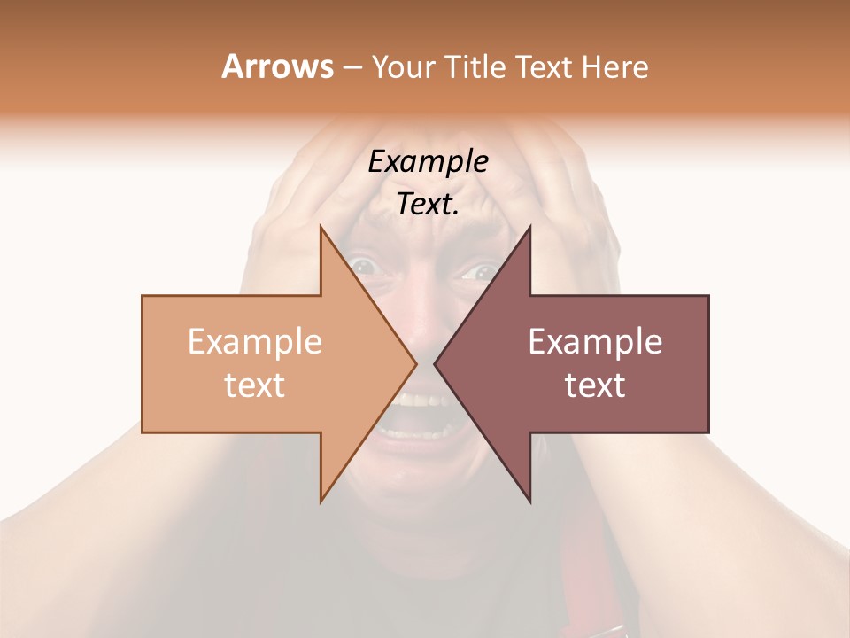 Crazy  Scared PowerPoint Template